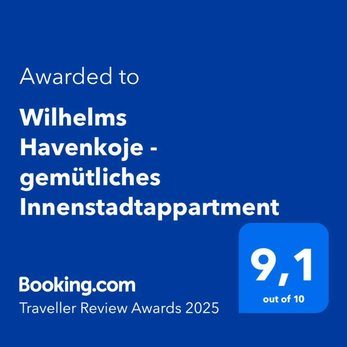 Wilhelms Havenkoje - Gemuetliches Innenstadtappartment Wilhelmshaven Extérieur photo